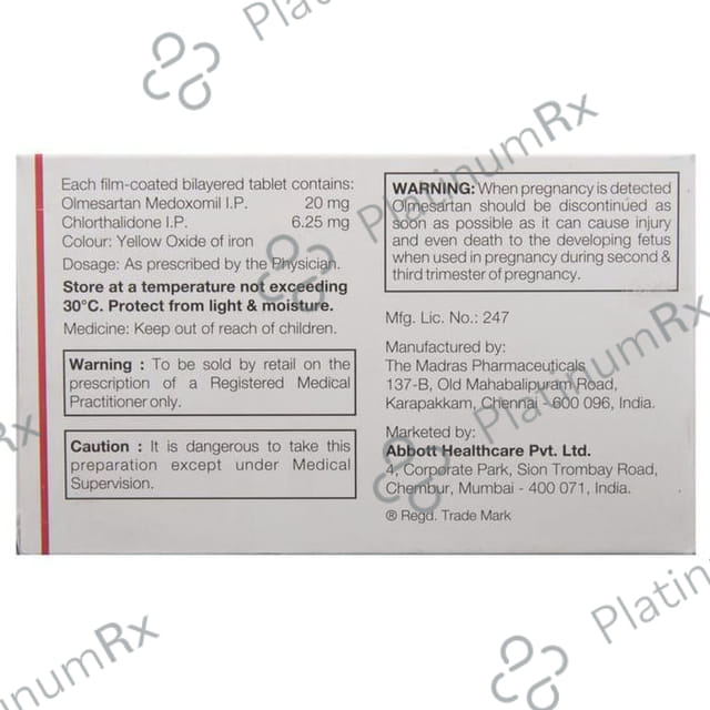 Winbp CT 6.25/20mg Tablet 10s