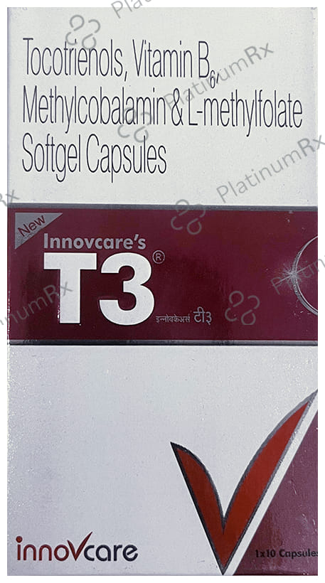New Innovcares T3 Capsule 10s
