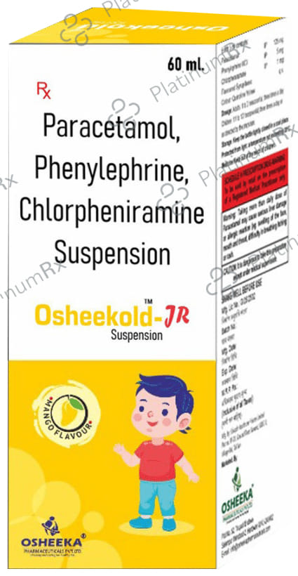 OsheeKold JR Oral Suspension Mango 60ml