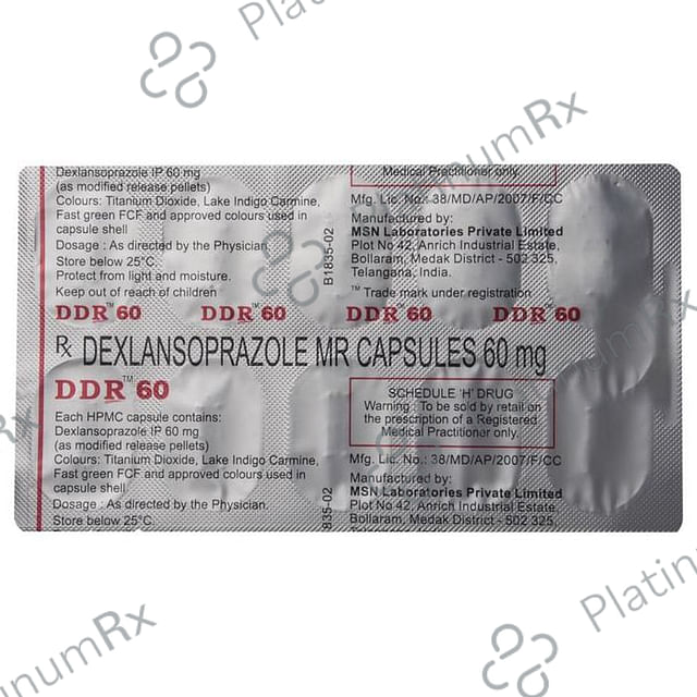 DDR 60mg Capsule MR 10s