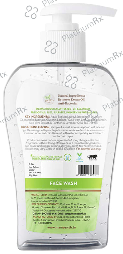 Mamaearth Tea Tree Face Wash 250ml