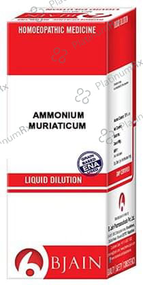 Bjain Ammonium Muriaticum Dilution 12 CH 12 ml