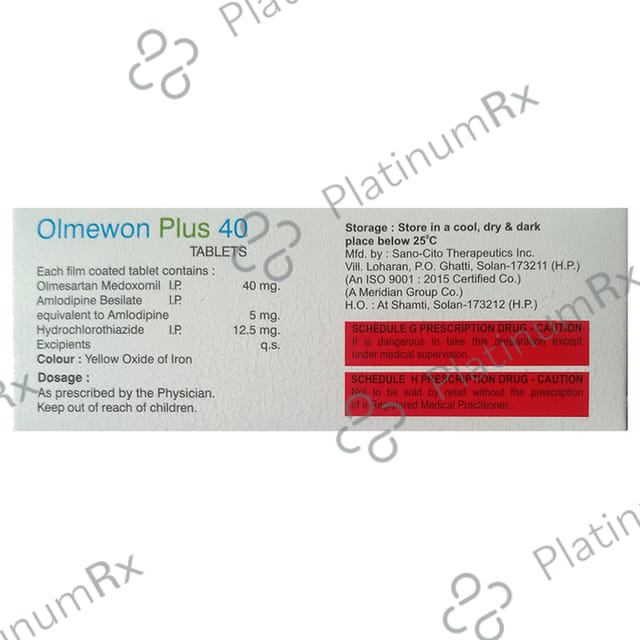 Olmewon Plus 40 Tablet