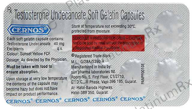 Cernos 40mg Capsule 10s