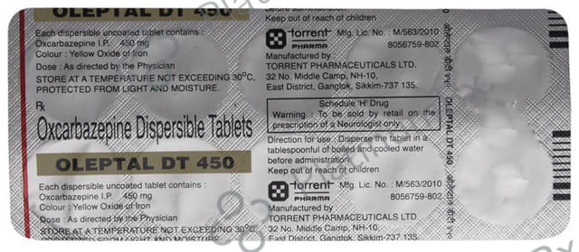 Oleptal DT 450mg Tablet 10s