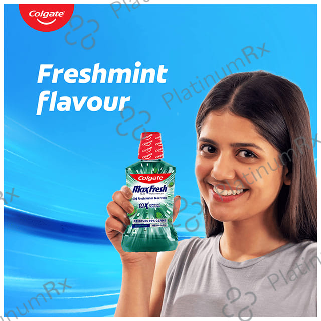 Colgate Fresh Mint MaxFresh Plax Antibacterial Mouth Wash 500 ml