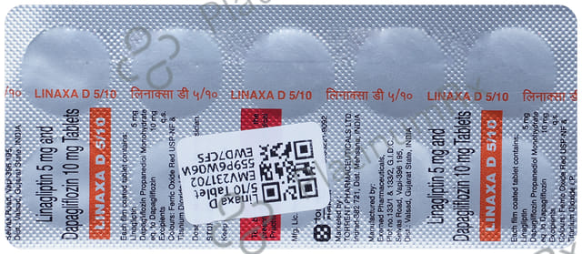 Linaxa D 10/5mg Tablet 10s