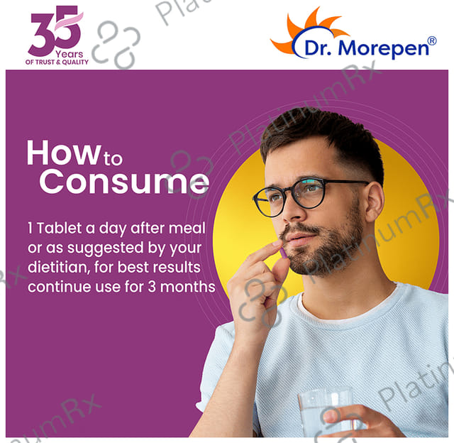 Dr. Morepen Memory Booster - With Gingko & Brahmi for Focus, Memory & Mood - Tablet