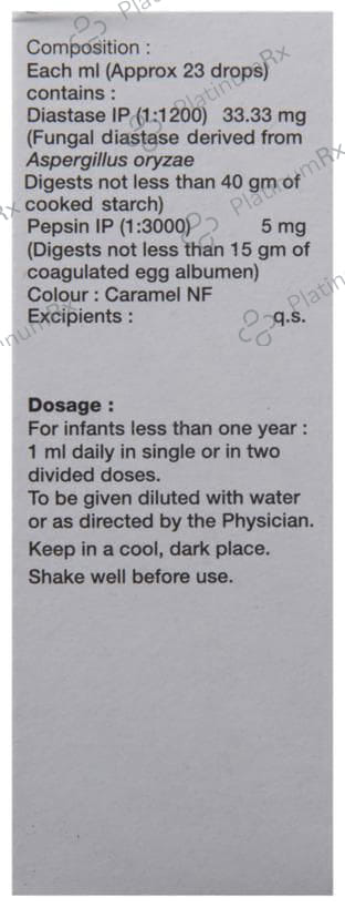 Aristozyme 33.33/5mg Drop 15ml