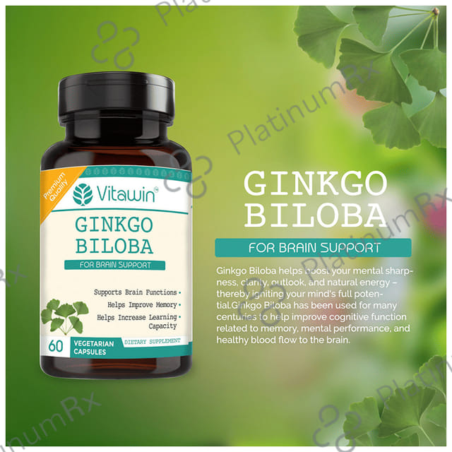 Vitawin Ginkgo Biloba 500mg Vegetarian Capsule