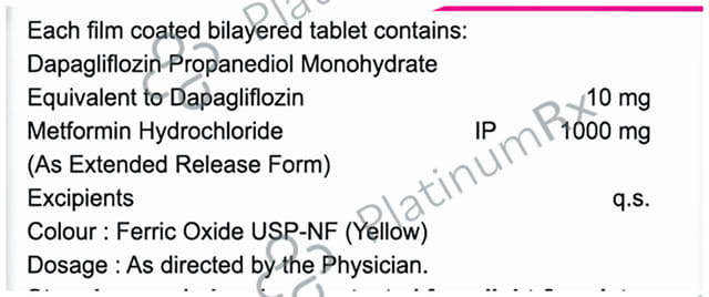 Pagliflo M SR 10/1000mg Tablet 10s