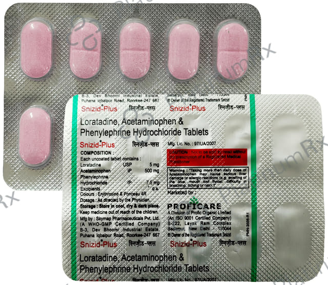 Snizid Plus Tablet 10s