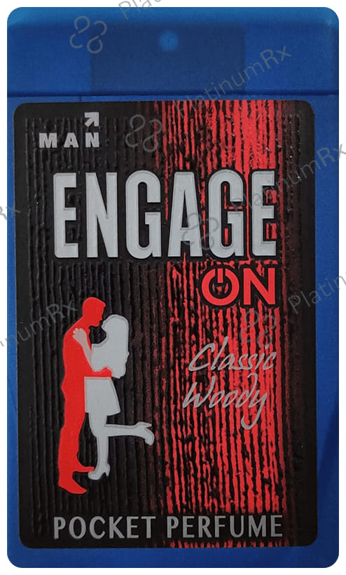 Engage On Man Pocket Perfume Spray Classic Woody