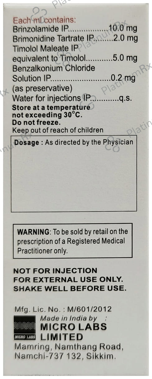 Trisopt 2/10/5mg Suspension 5ml