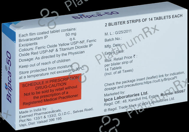 Bripca 50mg Tablet 14s