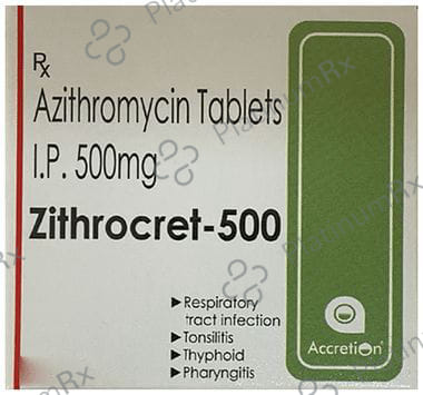 Zithrocret 500mg Tablet 3s