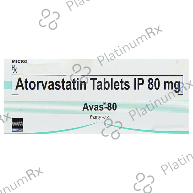 Avas 80mg Tablet 10s