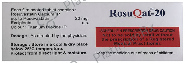 Rosuqat 20mg Tablet 10s