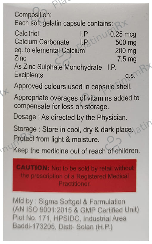 Elcitriol Softgel Capsule 10s