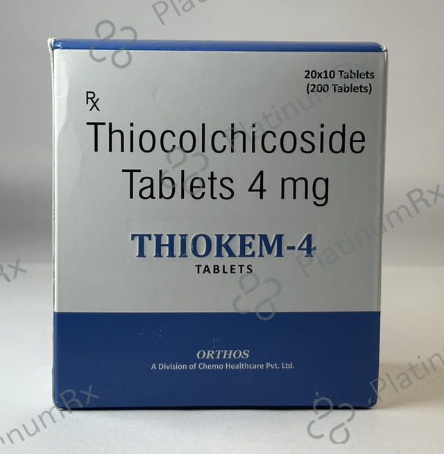Thiokem 4mg Tablet 10s