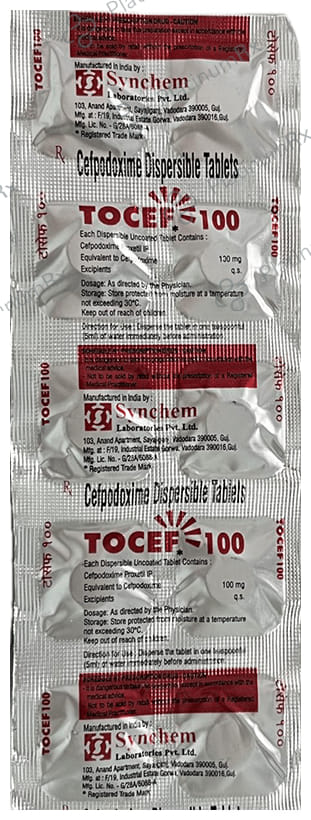 Tocef 100mg Tablet 10s