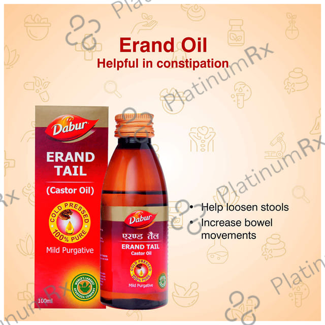 Dabur Erand /Castor Tail - Helps Ease Constipation 100 ml