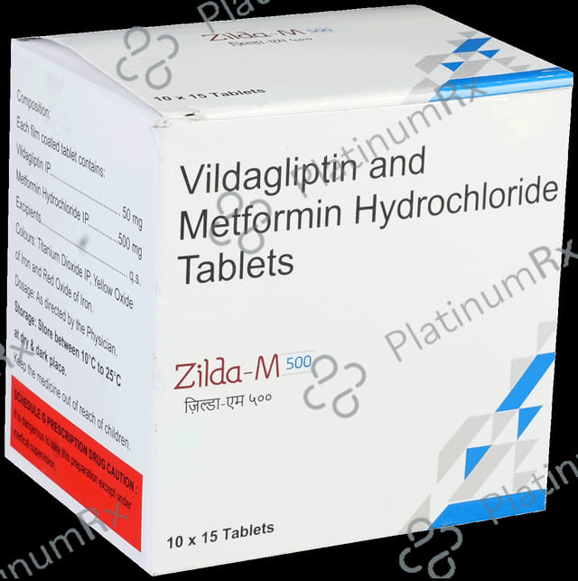 Zilda M 500mg/50mg Tablet
