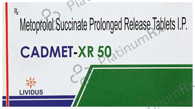 Cadmet XR 50mg Tablet PR 10s