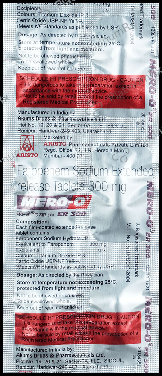 Mero O ER 300mg Tablet 6s
