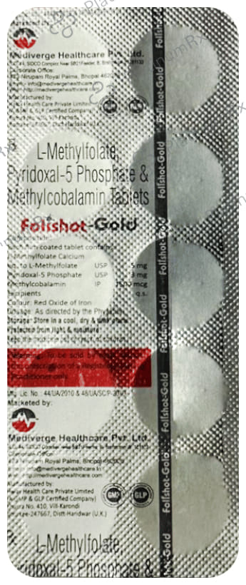 Folishot Gold Tablet 10s
