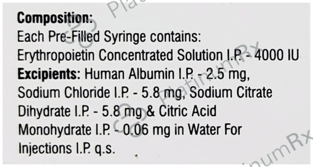 Epofer 4000 Injection 1s