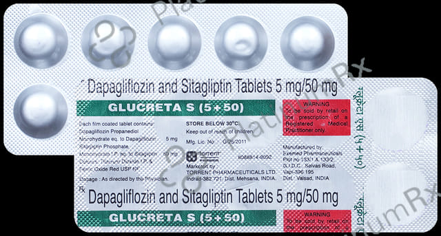 Glucreta S 5/50mg Tablet 10s