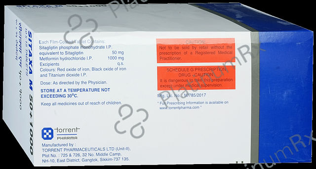 Sitaxa M 50/1000mg Tablet 15s