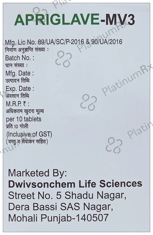 Apriglave-MV3 Tablet SR