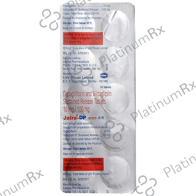 Jalra DP 10/100mg Tablet SR 10s