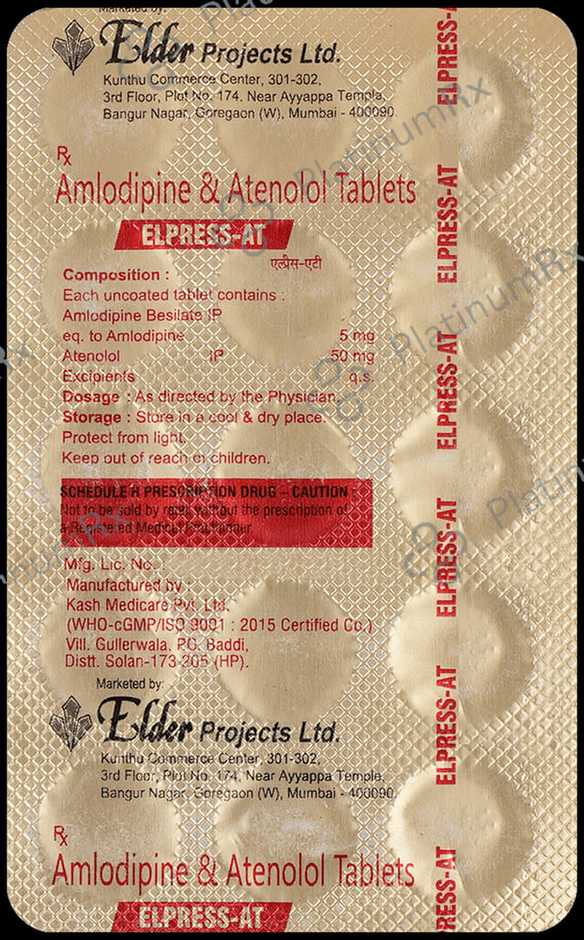 Elpress AT 5mg/50mg Tablet