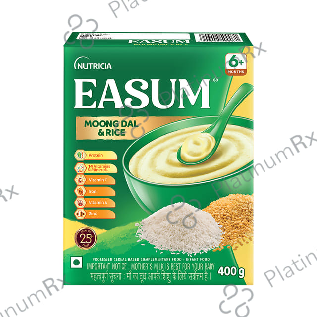 Easum Baby Cereal Rice & Moong Dal Powder 400gm