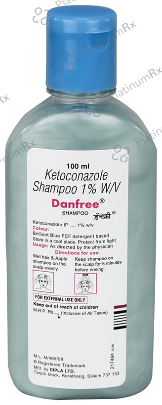 Danfree 1% Shampoo 100ml