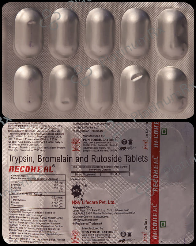 Recoheal 180mg/96mg/200mg Tablet