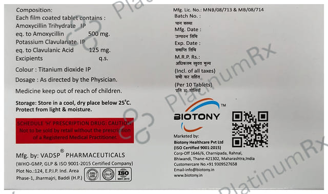 Moxbil-CV 625 Tablet