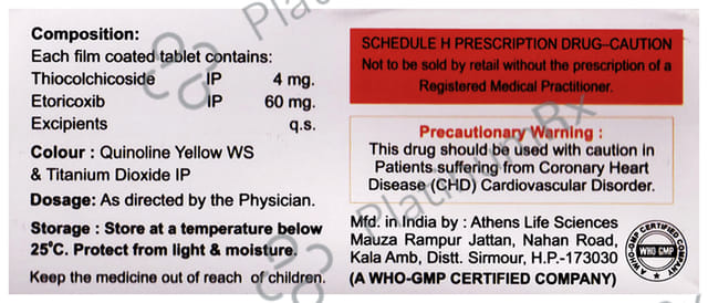 Torimac MR 60/4mg Tablet 10s