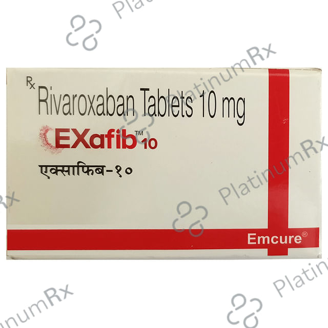 Exafib 10mg Tablet 14s