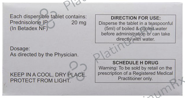 Omnacortil 20mg Tablet DT 10s