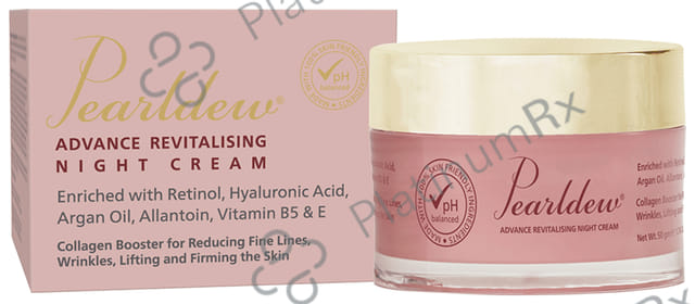 Pearldew Advance Revitalising Night Cream (50gm Each) 4 jar