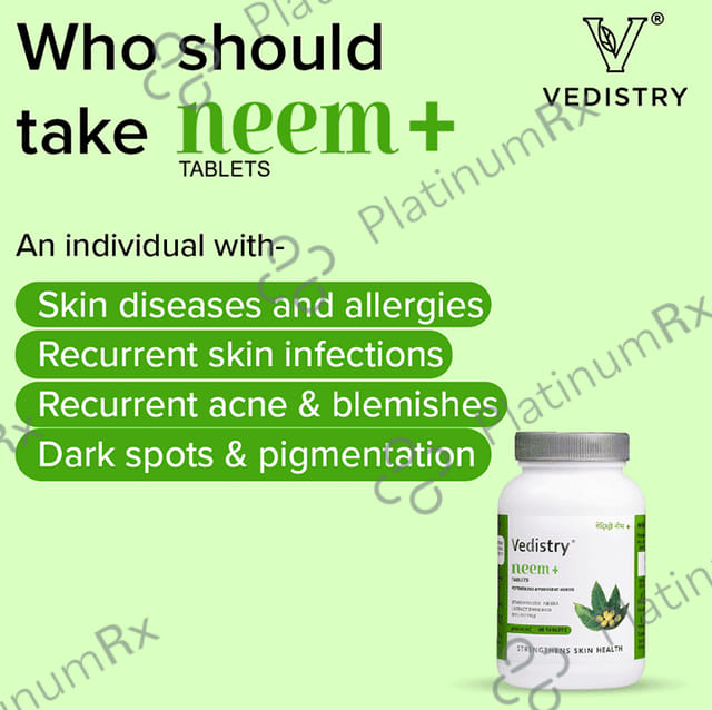 Vedistry Neem+ Tablet for Skin