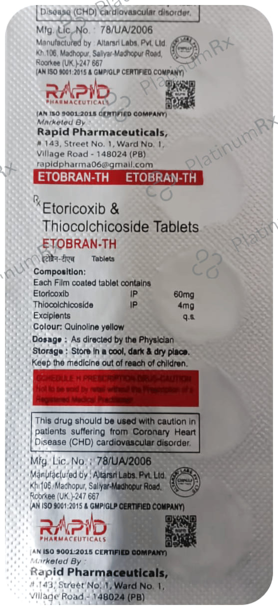 Etobran 60/4mg TH Tablet 10s