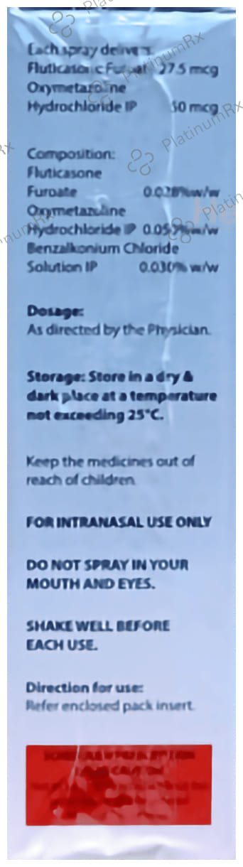 Nazomac OX 27.5/50mg Nasal Spray 7gm