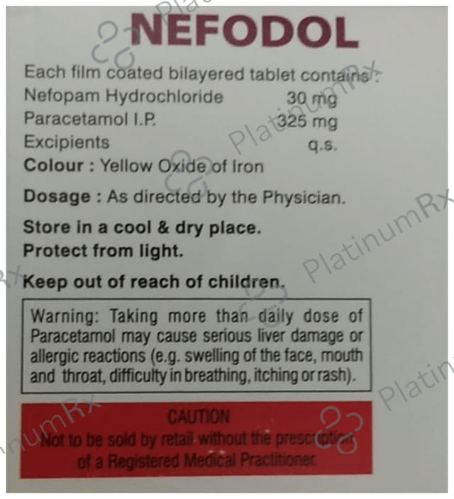 Nefodol 30/325mg Tablet 10s