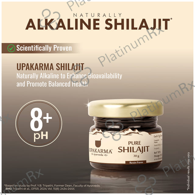 Upakarma Ayurveda Pure Shilajit Resin Form Mega Pack