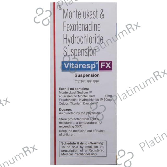 Vitaresp FX 60/4mg Suspension 60ml